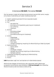 SERVICE 3 (Full service) - SV